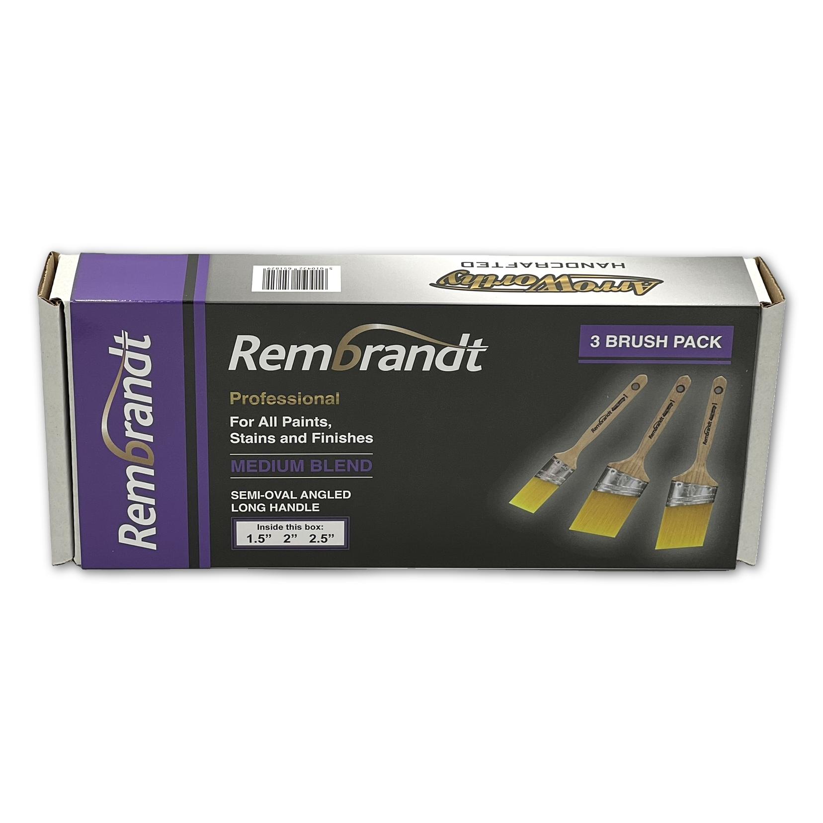 Rembrandt L/Hand Angle Oval 1.5in,2in,2.5in,3in or Box Set - Image 2