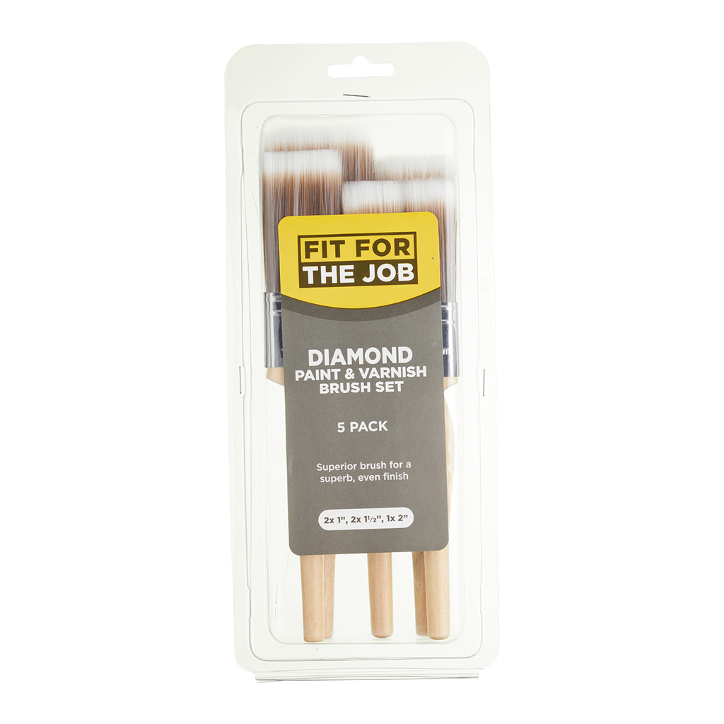 Fit For The Job Diamond Paint Brush Set 3Pk or 5Pk - Image 2